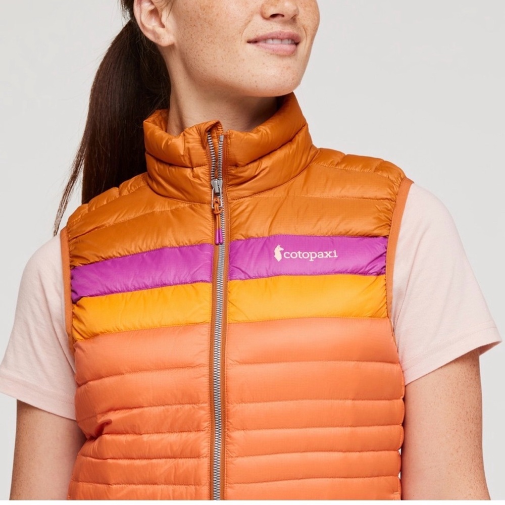 COTOPAXI FUEGO DOWN VEST Mezcal and Nectar XS